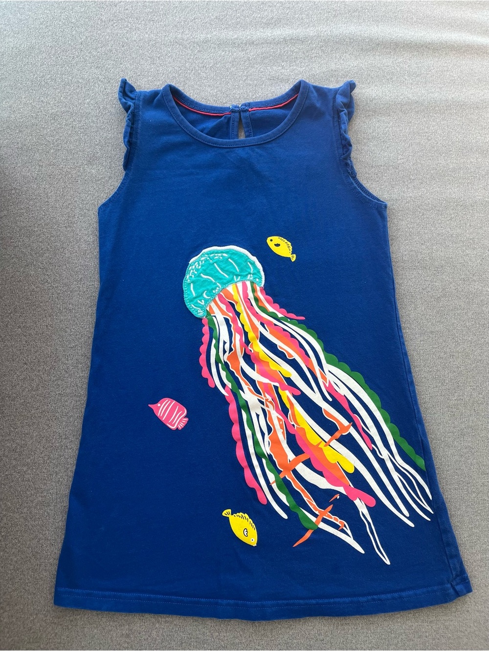 Blue Girls Jellyfish Dress, Size 5 Years